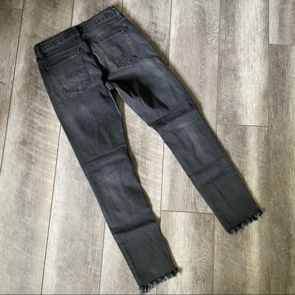 evidnt black jean raw hem - Picture 6 of 8